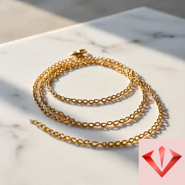 Gold Chain Layered Necklace Set